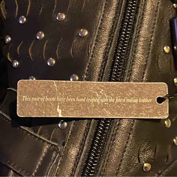 NWT Barbara Barbieri studded ankle boots - Picture 4 of 8